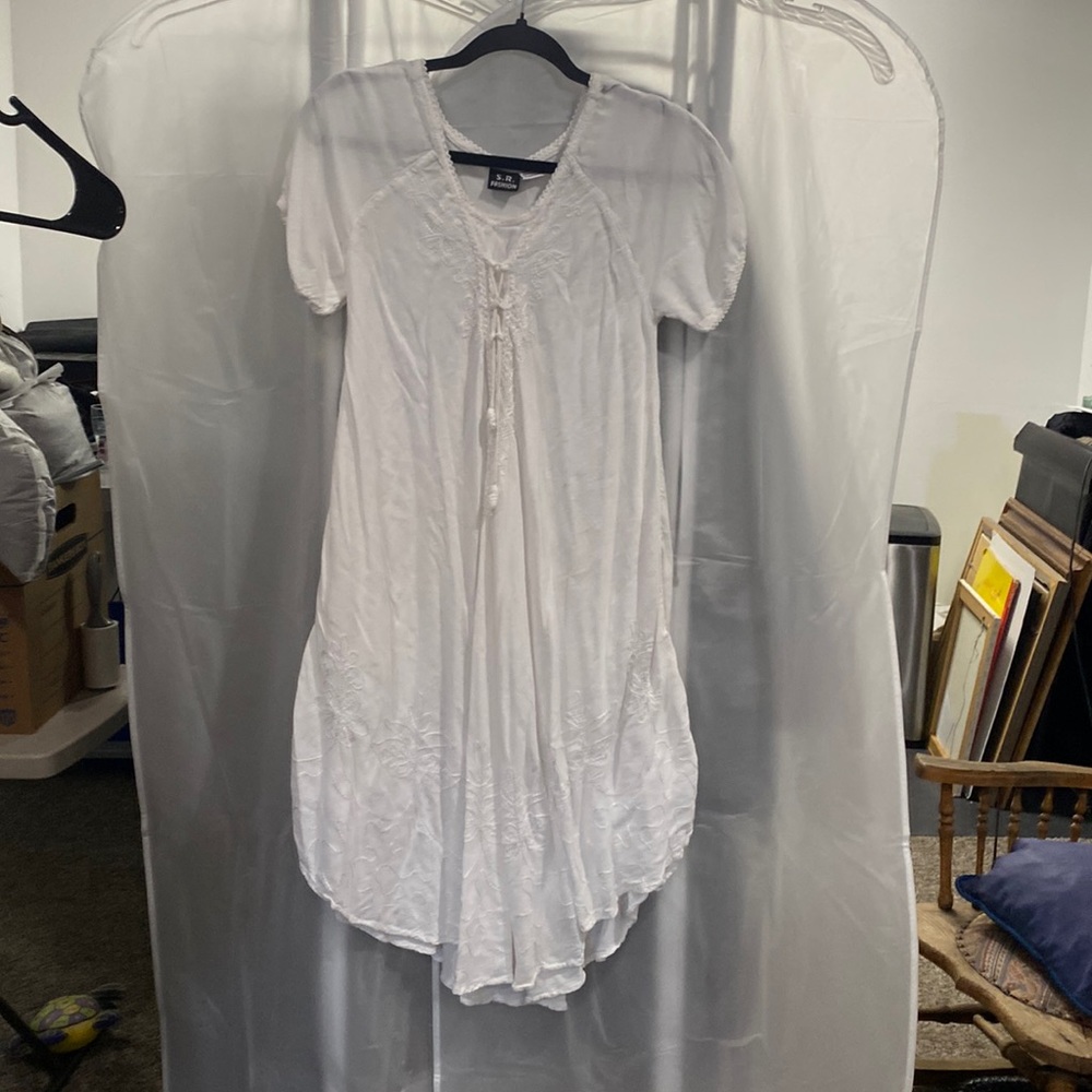 Dress length blouse